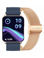 Smart hodinky Gravity Pink Gold Navy Blue 2 Stripes GT17-2 Smart hodinky Gravity Pink Gold Navy Blue 2 Stripes GT17-2