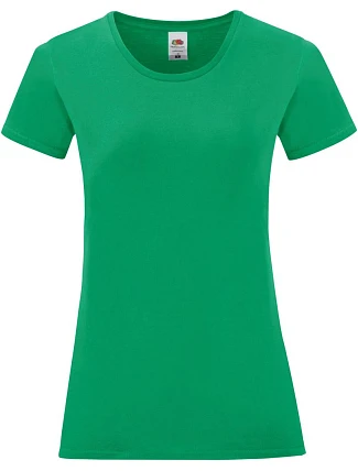 Fruit of the Loom Lady-Fit Iconic 150 T Dámske tričko 16.1432 kelly green Fruit of the Loom Lady-Fit Iconic 150 T Dámske tričko 16.1432 kelly green