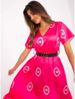 DHJ SK 17260 šaty.90 tmavo ružová