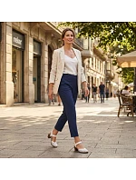 Pohodlné kožené sandále Rieker W RKR650 white