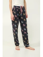 Dámske pyžamové nohavice Printed Cuffed Pants 17933 - Vamp