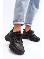 Dámske športové tenisky Solid Black Toderus Dámske športové tenisky Solid Black Toderus