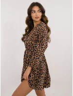 Šaty DHJ SK 19861 1.15X čierno-béžové Šaty DHJ SK 19861 1.15X čierno-béžové