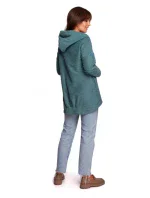 Dámsky sveter s kapucňou B249 - BE