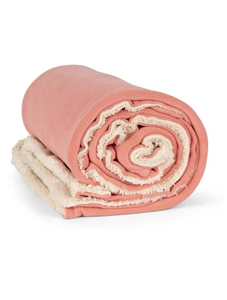 K-up KP 431 Fleecová deka Sherpa 20.0431 praline rose K-up KP 431 Fleecová deka Sherpa 20.0431 praline rose