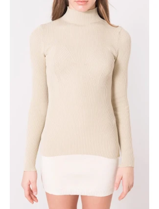 Jumper 15817 svetlo béžový