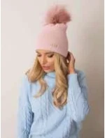 Dámska čiapka.69 svetlo ružová