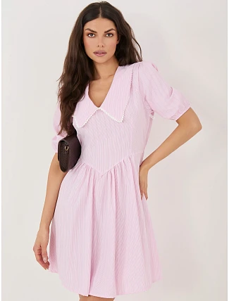 Šaty MI SK 3429.09 svetloružové