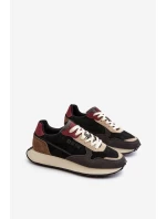 Męskie Sneakersy Memory Foam System Big Star NN174357 Czarne