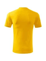 Klasické tričko unisex žlté