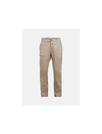 Pánske nohavice Peak Performance M Iconiq Pants, farba béžová Pánske nohavice Peak Performance M Iconiq Pants, farba béžová