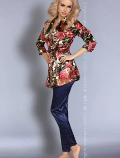 Dámsky župan + nohavice Frida Secret Garden Collection - LivCo Corsetti