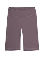 Dámske šortky 4FAW23TFSHF300 82S sivo-fialová - 4F Dámske šortky 4FAW23TFSHF300 82S sivo-fialová - 4F