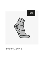 Cyklistické ponožky POC Cadence Road Short Sock, šedé