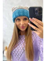 Dámska čiapka Feba K330 tyrkysová