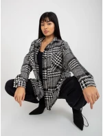 Košeľa DN KS 3964.45 čiernobielych