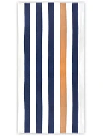 The One Towelling Plážový uterák „Stripe“ 48.1056 tmavomodrý/zlatý The One Towelling Plážový uterák „Stripe“ 48.1056 tmavomodrý/zlatý