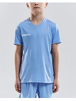 Craft Teamwear Squad Go Jersey Solid Jr Detské športové tričko s výstrihom do V 82.5582 jasne červená Craft Teamwear Squad Go Jersey Solid Jr Detské športové tričko s výstrihom do V 82.5582 jasne červená