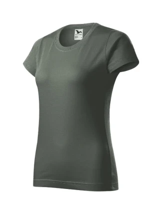 Základné tričko dámske tmavé bridlicové