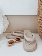 Dámske žabky EASYDAY beige FashionStreet ZY0992