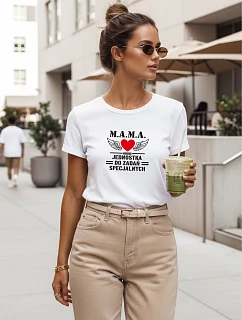 Dámske tričko M.A.M.A. special task unit white FashionStreet NX5026RY