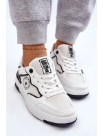Damskie Sportowe Buty Big Star LL274440 Biało-Czarne