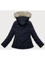 Dámska krátka prešívaná zimná bunda J Style Black (5M3153-392)
