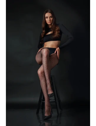 KABARETNÉ PANČUCHY S TRBLIETAVÝM KAMEŇOM