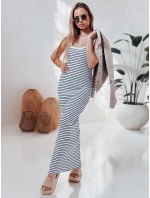 SUMMER LOVE one size maxi šaty bielo-modré FashionStreet EY2611