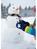 Rukavice RED 0011G Kožušina so šnúrkou