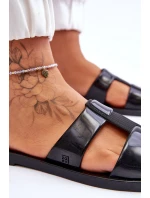 Modne Wegańskie Klapki ZAXY JJ285263 Czarne