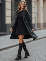Dámske čierne čižmy na podpätku FashionStreet ZY1334