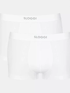 Pánske boxerky EVER Ease Hipster 2P - WHITE - biela 0003 - SLOGGI