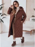 Dámska zimná bunda LIKEMIRA prešívaná hnedá FashionStreet TY4927