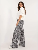 EM nohavice SP 1067.91 biela čierna