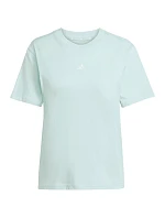Dámske bavlnené tričko adidas Essentials Small Logo light blue JY4965 Dámske bavlnené tričko adidas Essentials Small Logo light blue JY4965