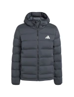 Pánska páperová bunda adidas Helionic Climawarm Stretch Hooded Jacket Black JN2114 pánske oblečenie Pánska páperová bunda adidas Helionic Climawarm Stretch Hooded Jacket Black JN2114 pánske oblečenie