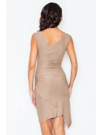 Dámske šaty Beatrice M053 Mocca - Figl