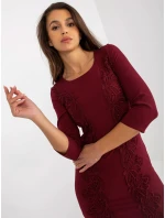 Dámske šaty LK SK 506559.47 burgundy - FPrice
