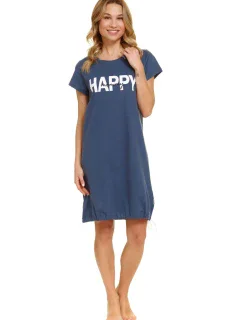 Dámske tehotenské tričko 9504 tmavomodré - Doctornap