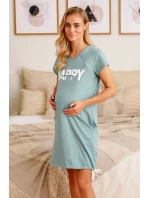 Dámske tehotenské tričko 9504 zelené - Doctornap
