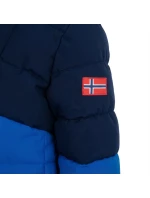 Detská nepremokavá zimná bunda Trollkids Gryllefjord Blue/Green (365-100)