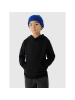 Chlapčenská mikina bez prúžkov s kapucňou 4F Junior 4FJWMM00TSWSM1292-20S
