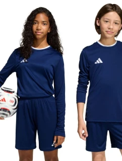 Adidas Entrada 26 detské tričko s dlhým rukávom tmavomodré KF5877