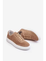 Pánska semišová športová obuv Zazoo 1544 beige Pánska semišová športová obuv Zazoo 1544 beige