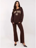 Mikina MJ BL H2477.16 tmavohnedá