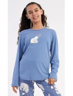 Detské dlhé pyžamo Medveď a tučniak Detské dlhé pyžamo Medveď a tučniak