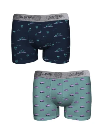 Pánske boxerky John Frank JF2BEF38 2pack