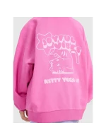 Dievčenská mikina bez prúžkov s kapucňou 4F 4FJRAW25TSWSF2439-54S