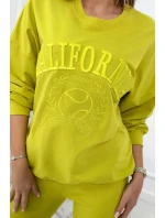 Kalifornská bavlnená súprava pistácie Kalifornská bavlnená súprava pistácie